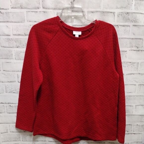 J. Jill Red Sweater - Picture 1 of 3